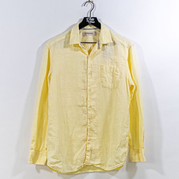 Tommy Bahama Monte Carlo Linen Button Shirt Small Textured Vacation Resort - Picture 1 of 8